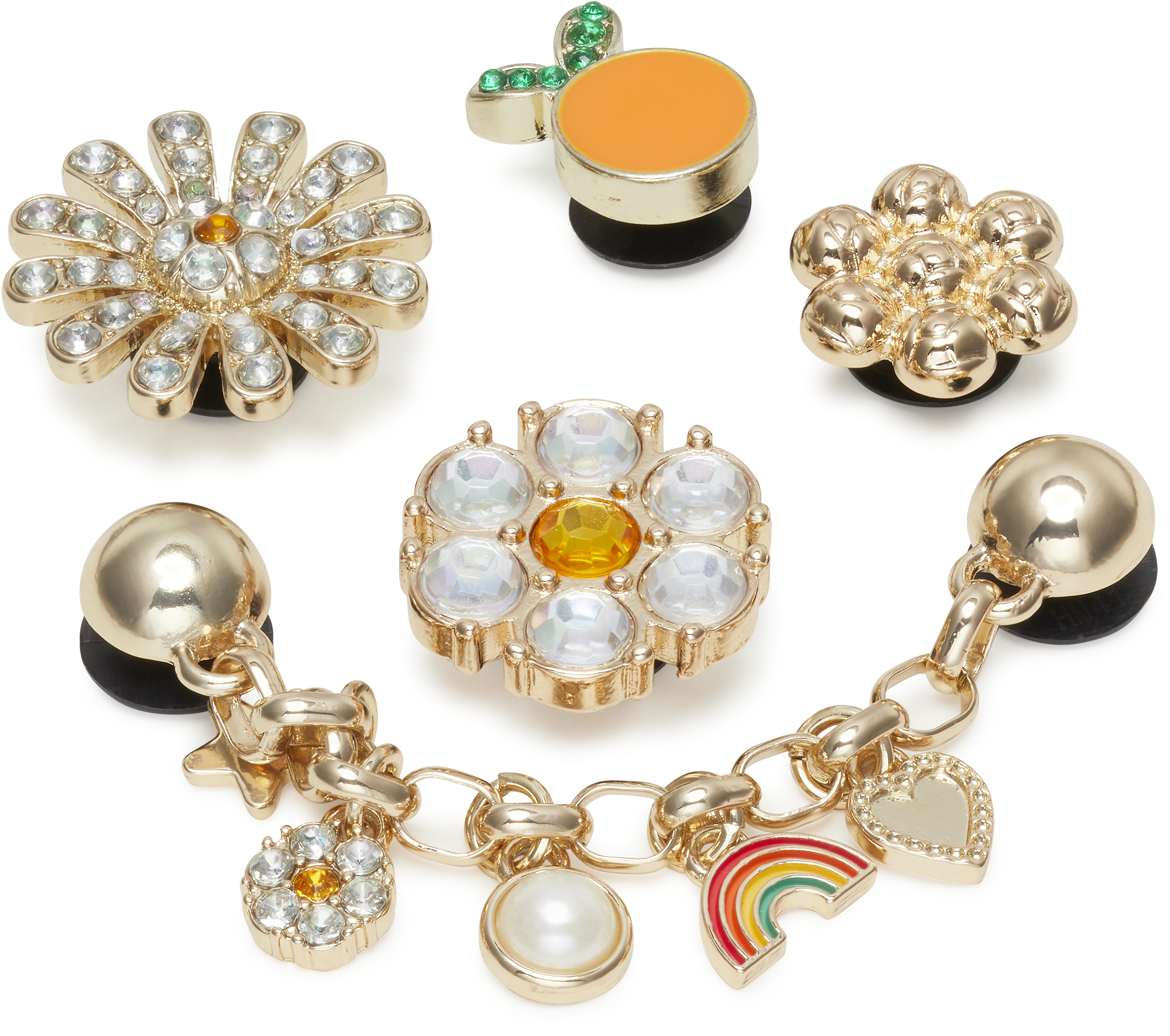 EVERYTHING NICE GEM MIX 5 PACK JIBBITZ CHARMS image number null