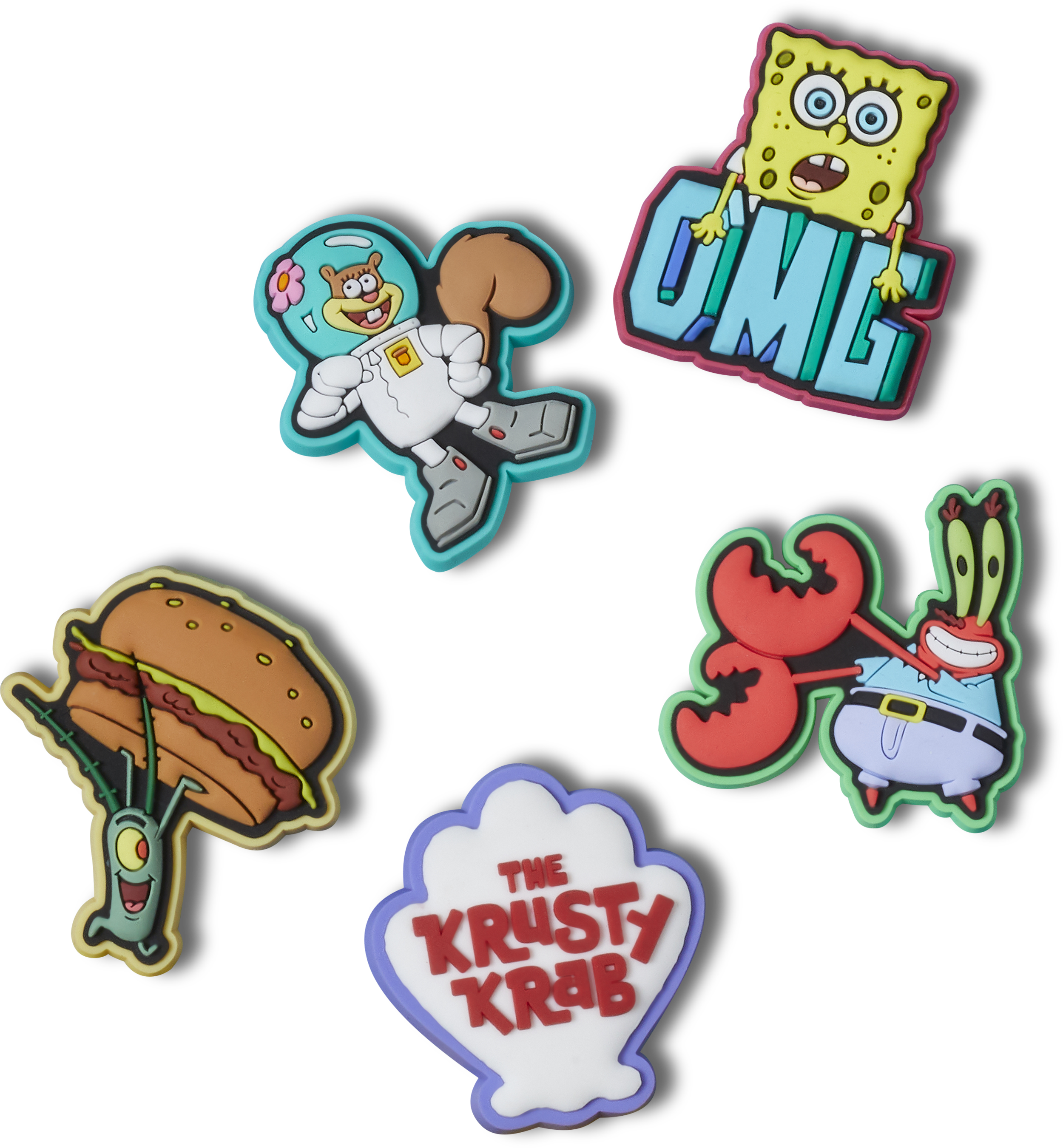 SPONGEBOB 5 PACK JIBBITZ CHARMS