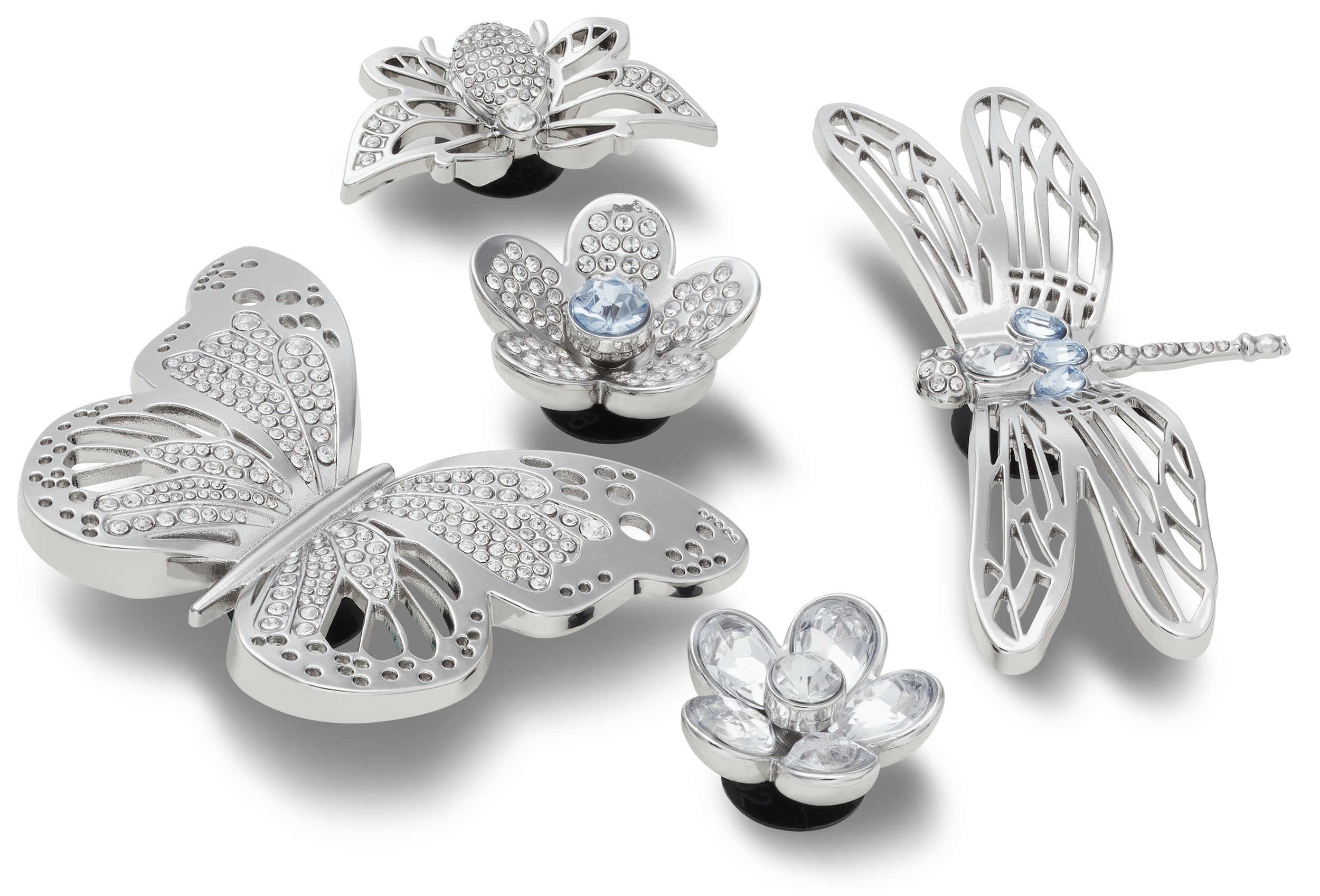 SILVER GARDEN 5 PACK JIBBITZ CHARMS image number null